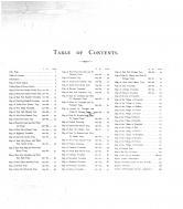Table of Contents, Brown County 1905